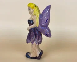 Wooden Fairy Flying - Purple