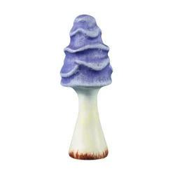Wooden Fairytale Mushroom - Purple
