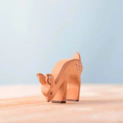 Wooden Fawn - Eating