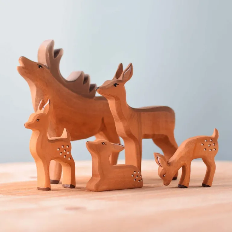 Wooden Fawn - Standing
