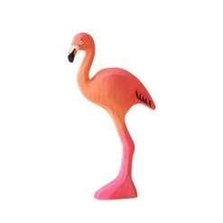 Wooden Flamingo