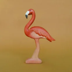 Wooden Flamingo