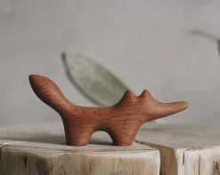Wooden Fox Figure - Chester