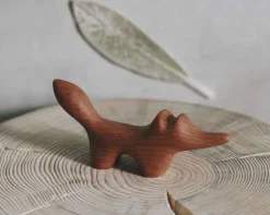 Wooden Fox Figure - Chester