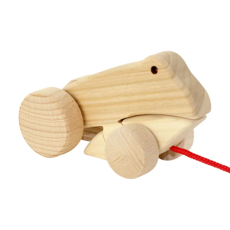 Wooden Frog Pull Along - Fletcher