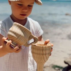 Wooden Funnel & Cup Set