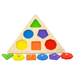 Wooden Geometric Shape Puzzle