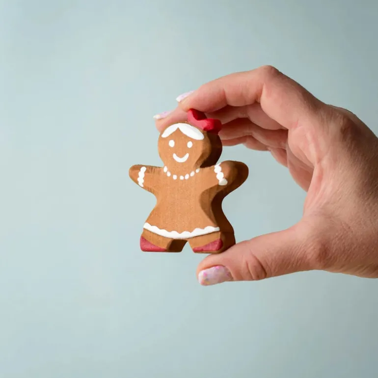 Wooden Gingerbread Cookie - Girl