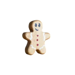 Wooden Gingerbread Man - Red