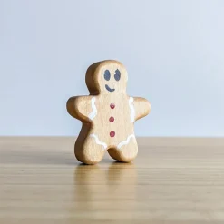 Wooden Gingerbread Man - Red