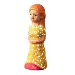 Wooden Girl Figure