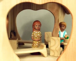 Wooden Girl Figure
