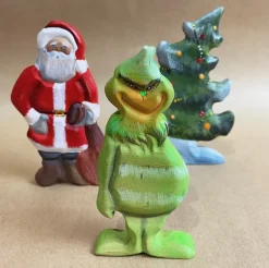 Wooden Grinch
