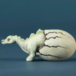Wooden Hatching Dinosaur Egg - Stegosaurus