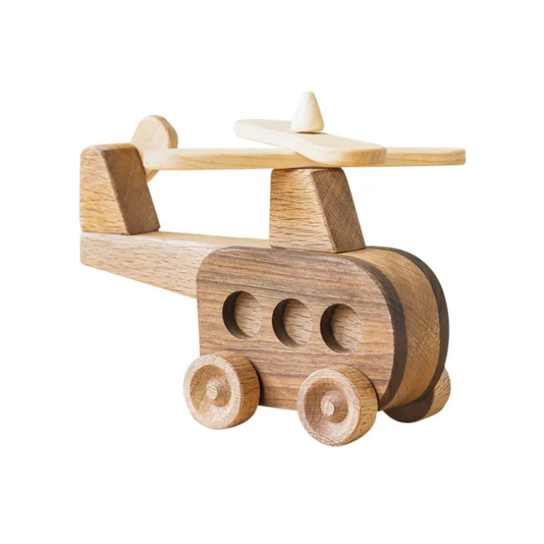 Wooden Helicopter - Adeline