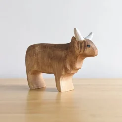 Wooden Highland Cow