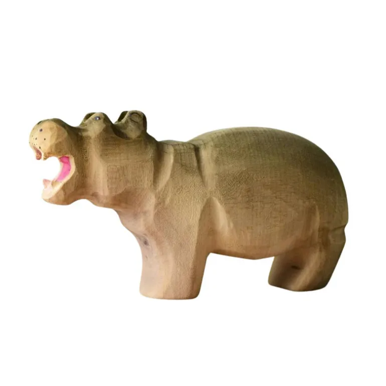 Wooden Hippopotamus