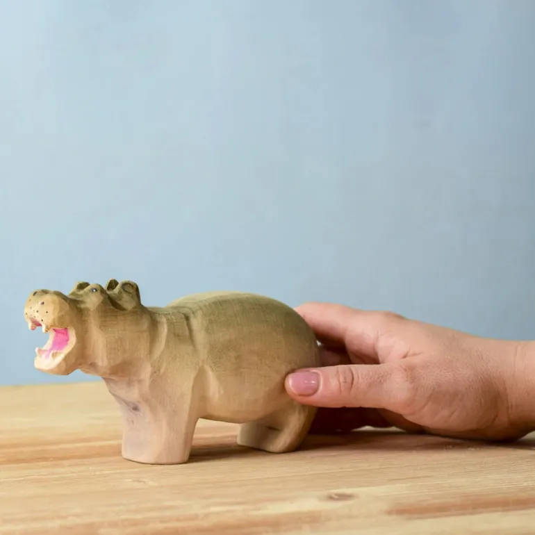Wooden Hippopotamus
