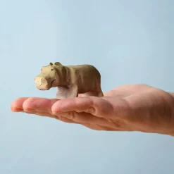 Wooden Hippopotamus - Baby