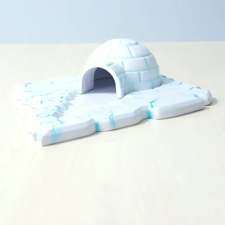 Wooden Igloo & Ice Play Base