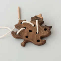 Wooden Lacing Leaf