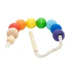 Wooden Lacing Toy - Rainbow