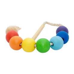 Wooden Lacing Toy - Rainbow
