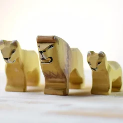 Wooden Lion Cub