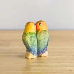Wooden Lovebirds Set