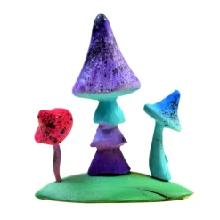 Wooden Magic Mushroom Set