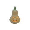 Wooden Magnet - Scary Pumpkin Grey