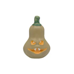 Wooden Magnet - Scary Pumpkin Grey