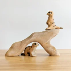 Wooden Meerkat - Standing