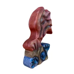 Wooden Mermaid With Coral Set