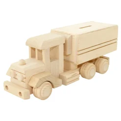 Wooden Money Box Truck Small - Jessie
