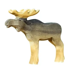 Wooden Moose - Bull