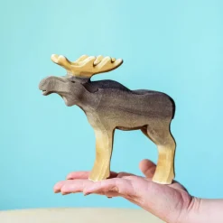 Wooden Moose - Bull