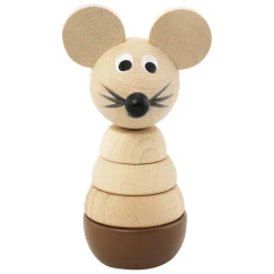 Wooden Mouse Stacking Puzzle - Murphy