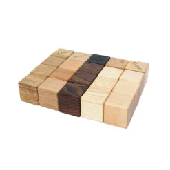 Wooden Natural Building Blocks - 20 Pieces
