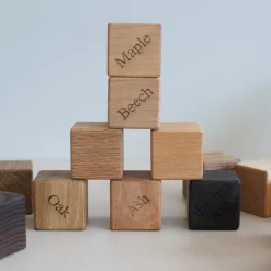 Wooden Natural Building Blocks - 20 Pieces