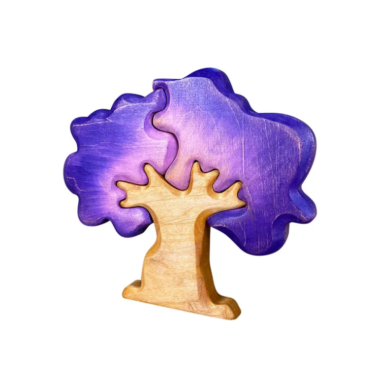 Wooden Oak Tree - Purple