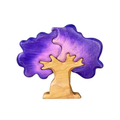 Wooden Oak Tree - Purple