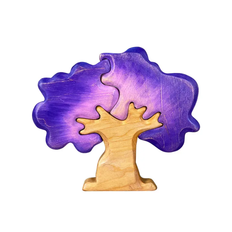 Wooden Oak Tree - Purple