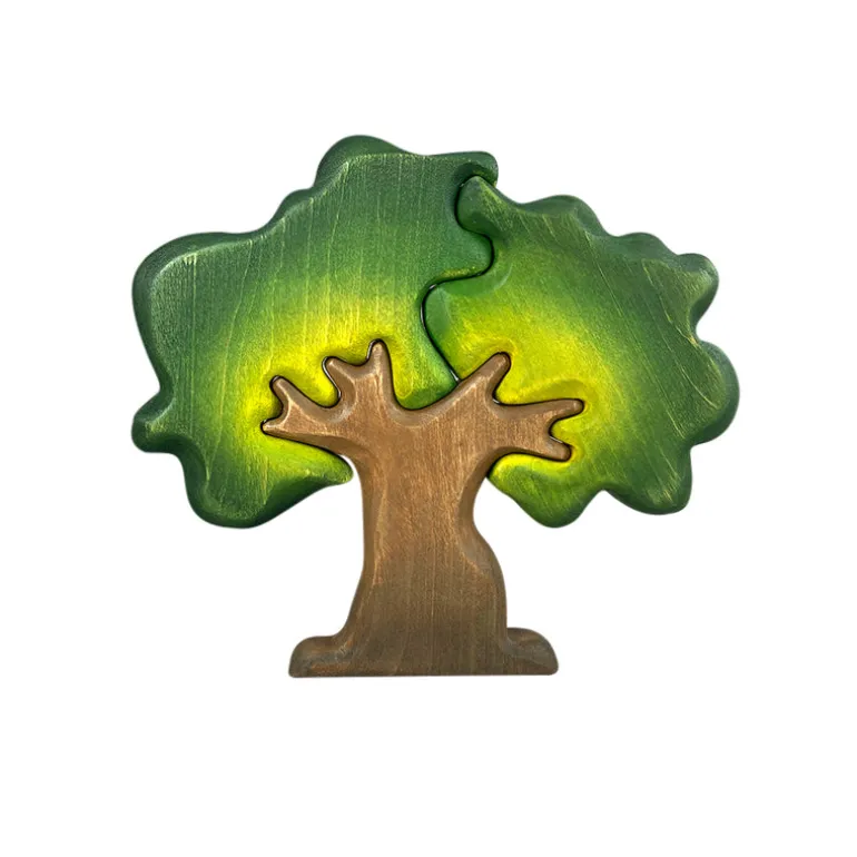 Wooden Oak Tree - Summer
