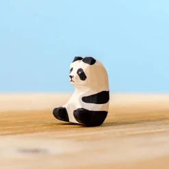 Wooden Panda Bear Cub - Sitting