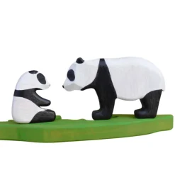 Wooden Panda Bear Set