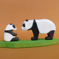 Wooden Panda Bear Set
