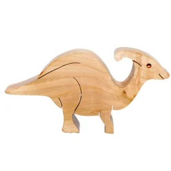 Wooden Parasaurolophus Figure