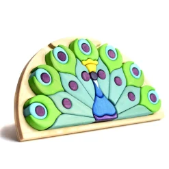 Wooden Peacock Puzzle