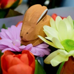 Wooden Perching Rabbit